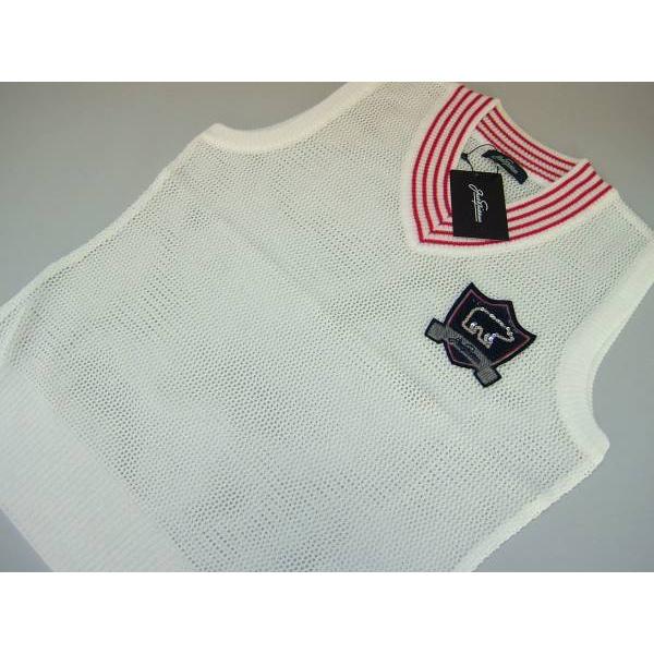 1.3万 新品 M ジャッククラウス 白 メッシュ ベスト JackNicklaus スパンコール |  | 01