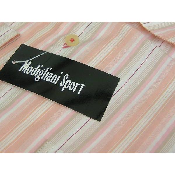 モディリアニ Modigliani Sport メンズ M シャツ 長袖 ホワイトベース