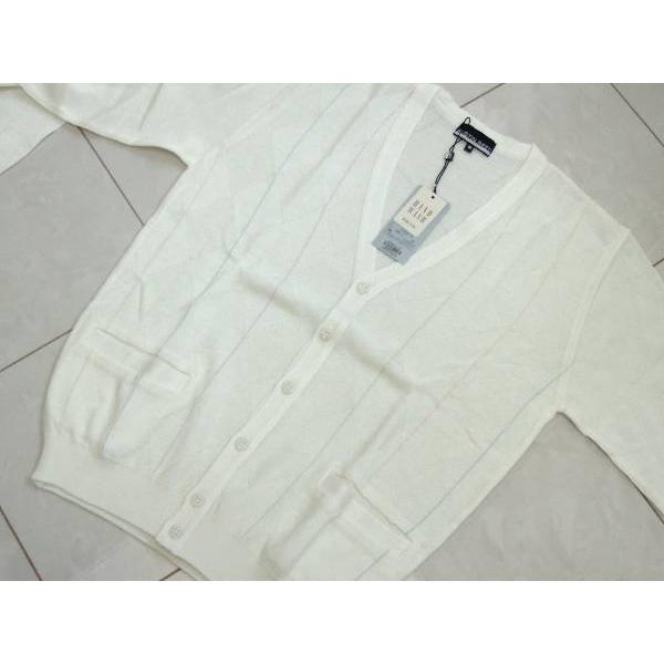 オースチンリード Austin Reed メンズ L カーディガン 麻混 英国王室御用達 洗濯OK ホワイト Ｈ553 |  | 01