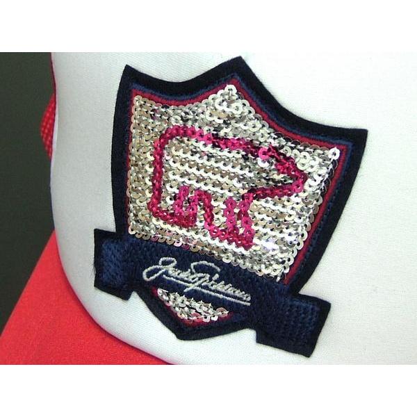 ジャックニクラウス Jack Nicklaus キャップ 帽子 スパンコール レッド ゴールデンベア | Golden Bear | 01