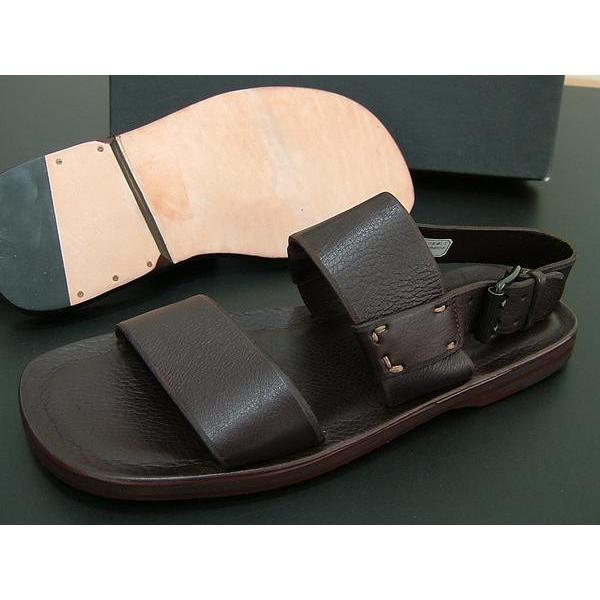 Sale 10 Off ラルフローレン Ralph 25 5 25 ブラウン ベンチメイド イタリア製 本革 レザー サンダル 7d メンズ Lauren サンダル