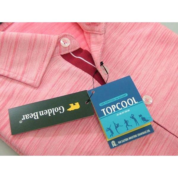Golden Bear（ゴールデンベア） メンズ M ポロシャツ 半袖 吸汗速乾 