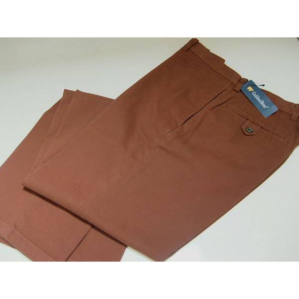 ゴールデンベア Golden Bear メンズ W82 パンツ ストレッチ ブラウン | Golden Bear | 02