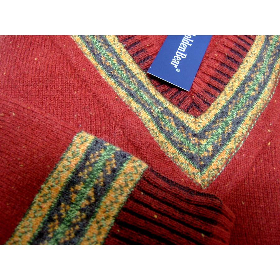 Golden Bear（ゴールデンベア） メンズ L セーター ウール Vネック