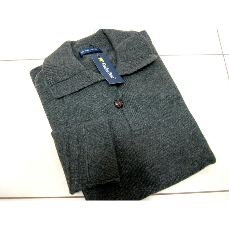 1.4万 ゴールデンベア Golden Bear メンズ L セーター ウール グレー メンズ 739 | Golden Bear