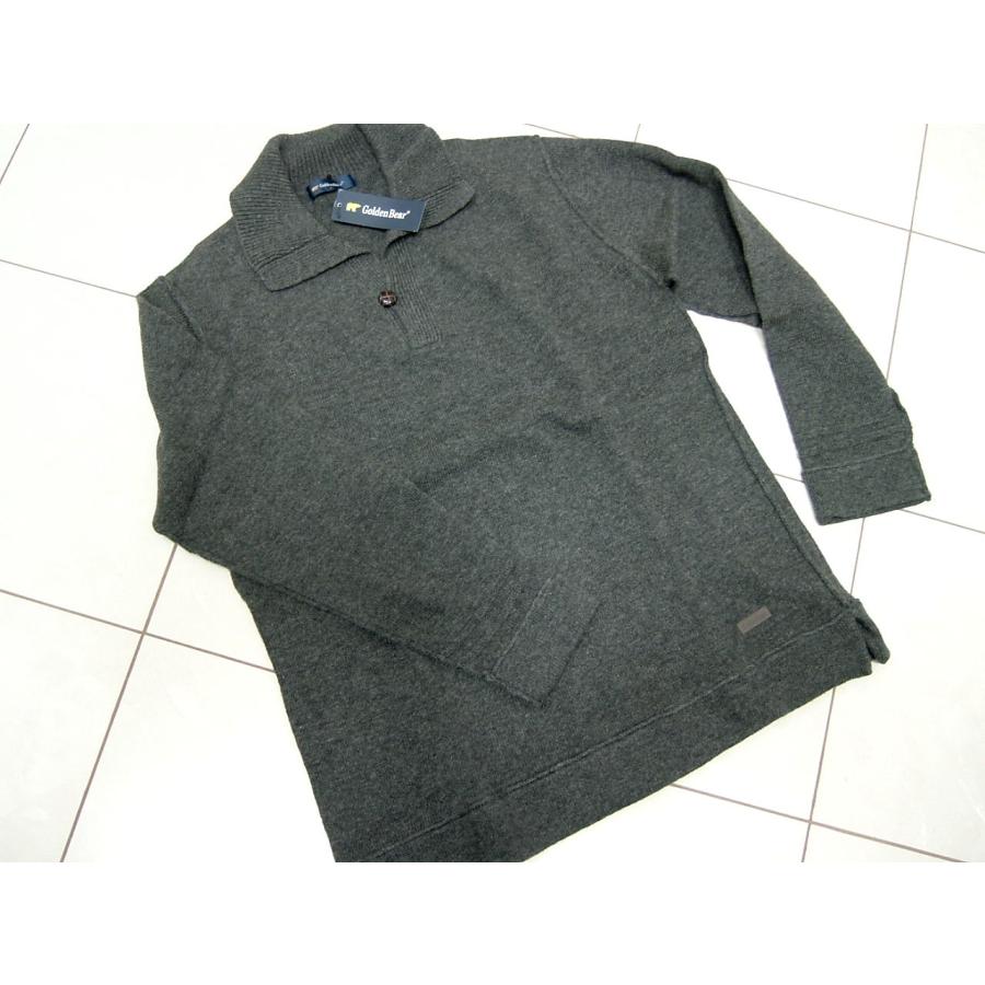 1.4万 ゴールデンベア Golden Bear メンズ L セーター ウール グレー メンズ 739 | Golden Bear | 01