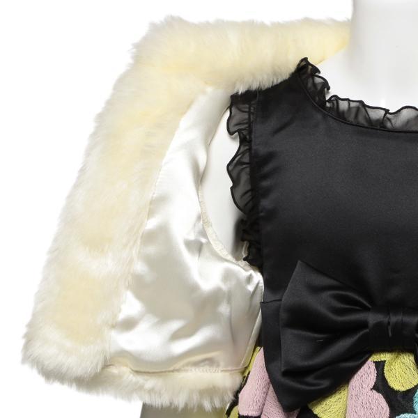 mezzo piano メゾピアノ Mezzo フェイクファーボレロ 120 130 日本製