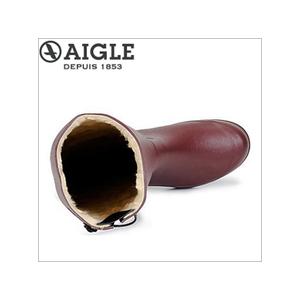 AIGLE（エーグル） AIGLE NTINE FUR ファー付ブーツ 36 ラバー 雨雪