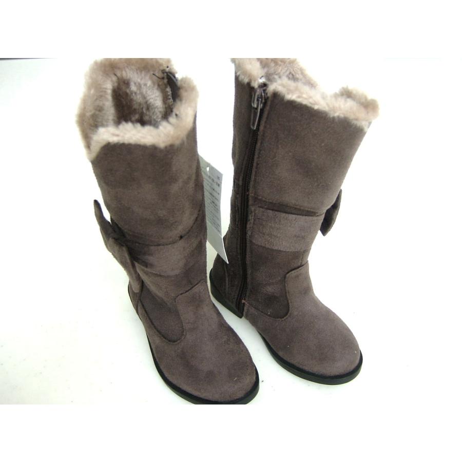 ビーデアール er ファーロングブーツ 15 リボン付 女の子 ブラウン Prok 通販 Yahoo ショッピング