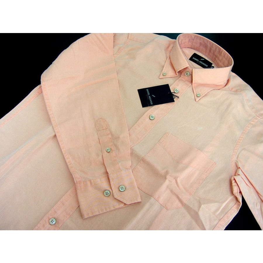 ダニエルエシュテル DANIEL HECHTER メンズ M シャツ 長袖 オレンジ