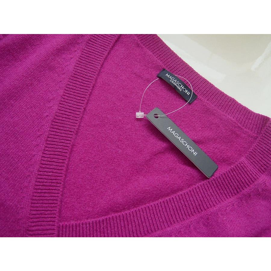 マガショーニ MAGASCHONI レディース S セーター カシミヤ100% ピンク