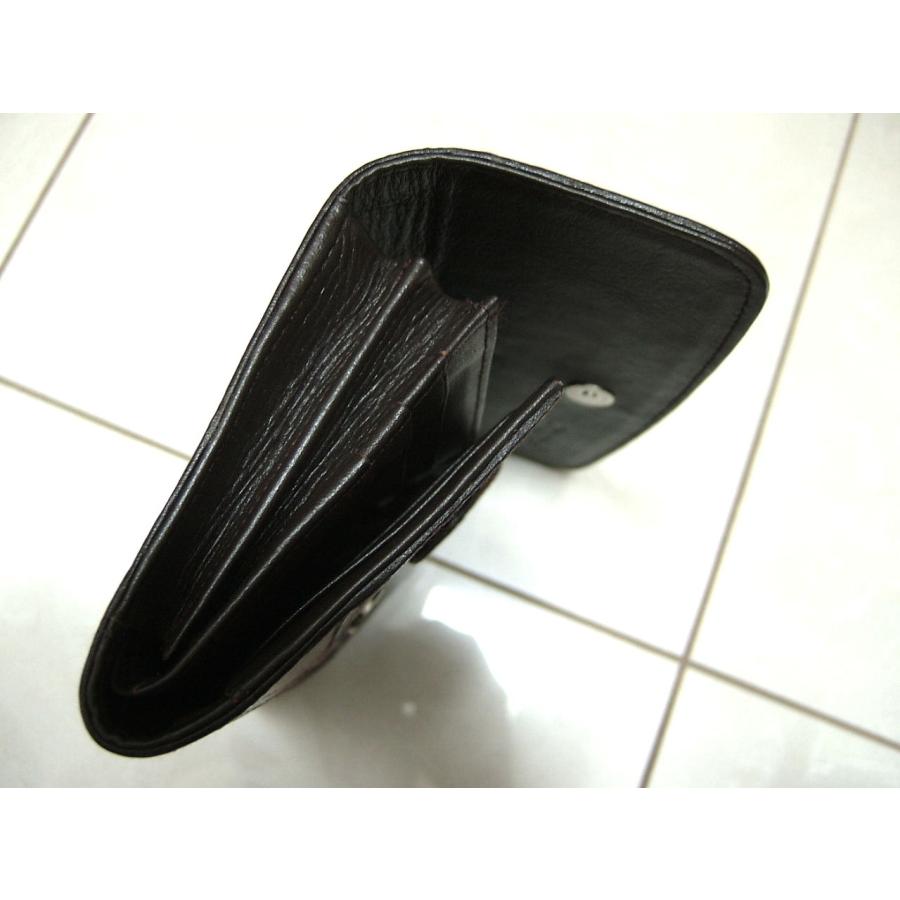 特大容量 厳選特選品 背ワニ革カイマン 本革レザー 長財布 ロングウォレット クロコダイル ホーンバックの画像
