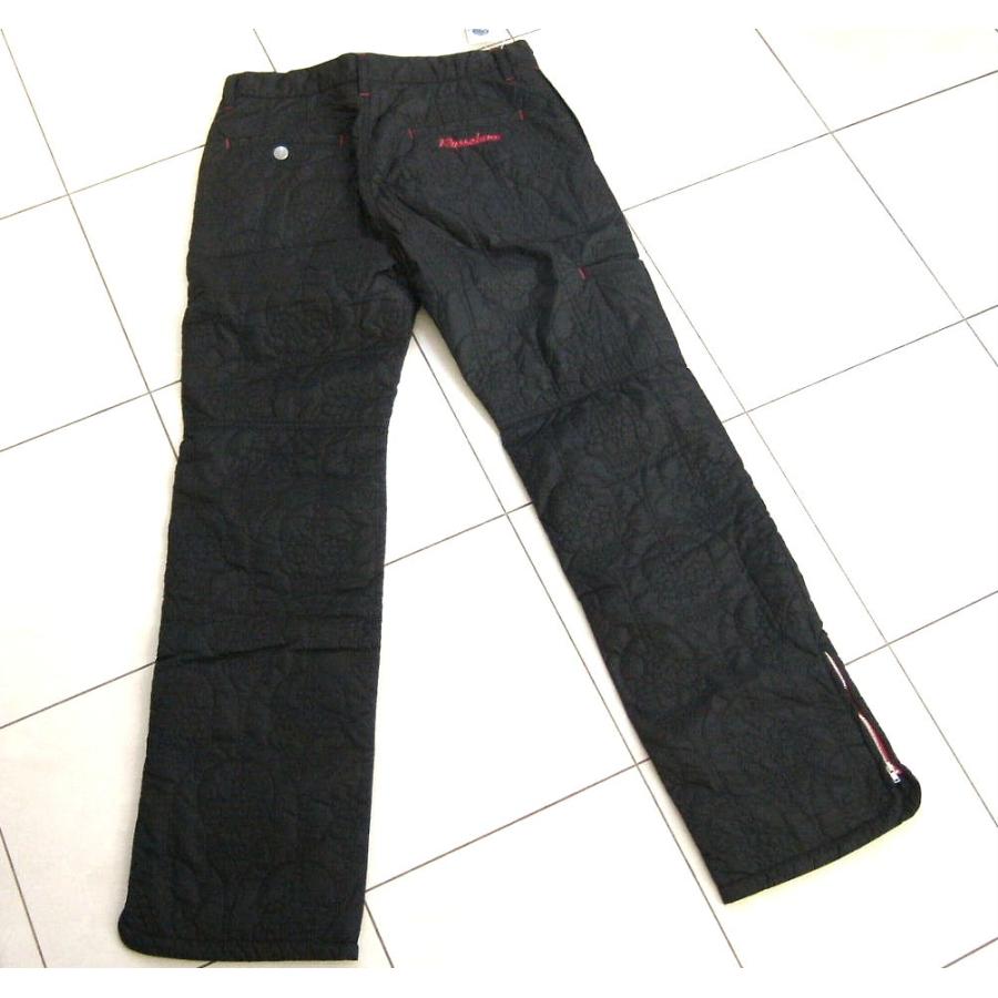 Russeluno（ラッセルノ） 黒ブラック キルティング中綿パンツ M 4