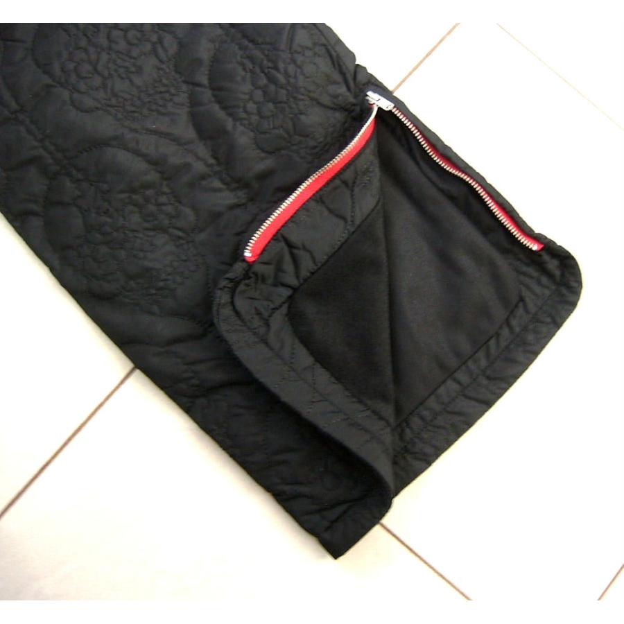 FF　新品　ラッセルノ　パンツ　ナイロン　ストレッチ　ルチャ　ブラック Russeluno ラッセルノ 黒ブラック キルティング中綿パンツ M 4