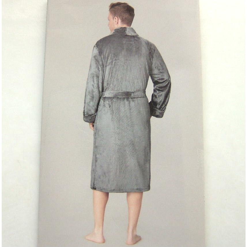 トミーバハマ Tommy Bahama メンズ ガウン SML ルームウェア ローブ 織柄 灰グレー | Tommy Bahama | 03