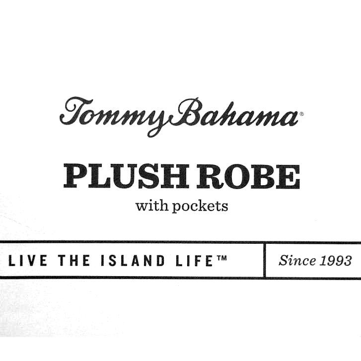 トミーバハマ Tommy Bahama メンズ ガウン SML ルームウェア ローブ 織柄 紺ネイビー | Tommy Bahama | 01