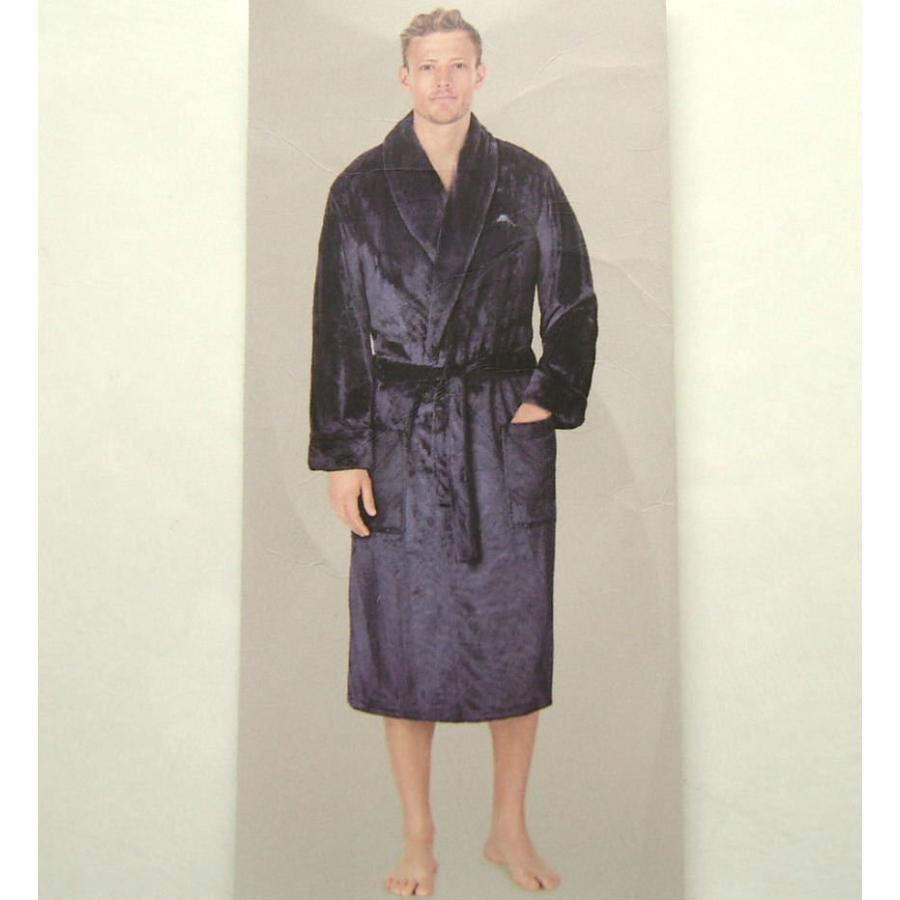 トミーバハマ Tommy Bahama メンズ ガウン SML ルームウェア ローブ 織柄 紺ネイビー | Tommy Bahama | 02