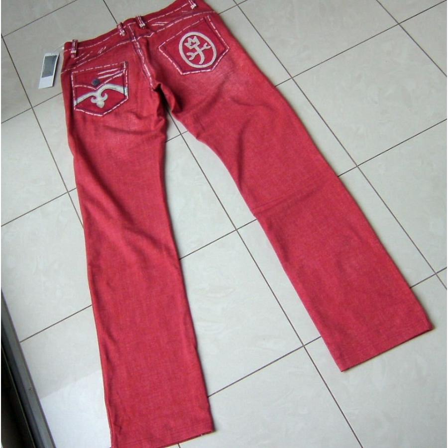 カステルバジャック CASTELBAJAC メンズ 44 W78 80 82 ストレッチ デニム風 パンツ ストレッチ 赤レッド 新品 | CASTELBAJAC | 03