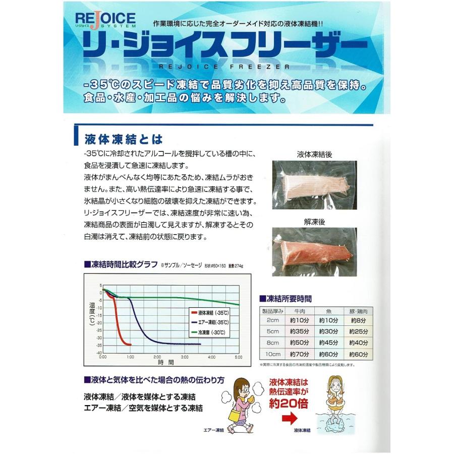 液体・急速冷凍機・リ・ジョイスフリーザー RF-10L (190L) : プロ家電