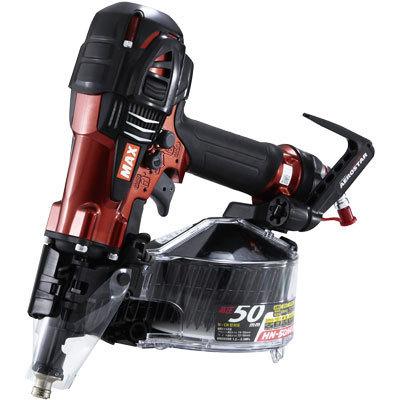 マックス 2年保証付! 送料無料! MAX HN-50N4(D)-R 50mm 高圧エア マックス 2年保証付! 送料無料! MAX HN-50N4(D)-R 50mm 高圧エア