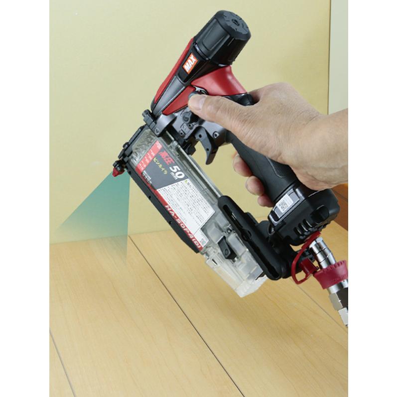 2年保証付! 送料無料! マックス HA-50P4(D) 高圧エア 50mm ピンネイラ  