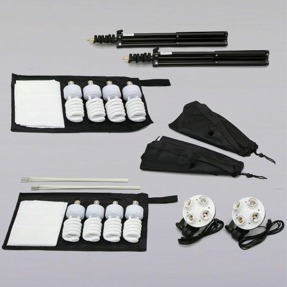 コンパクトスタジオキットPROバージョン(40W) LHD-C470KP : 撮影機材の