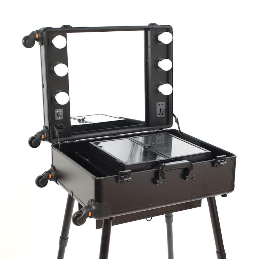 メイクステーションBLACK_キャスター4輪タイプ