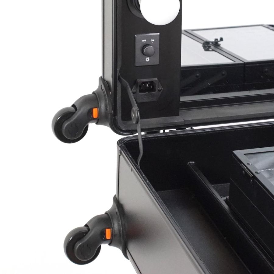 メイクステーションBLACK_キャスター4輪タイプ