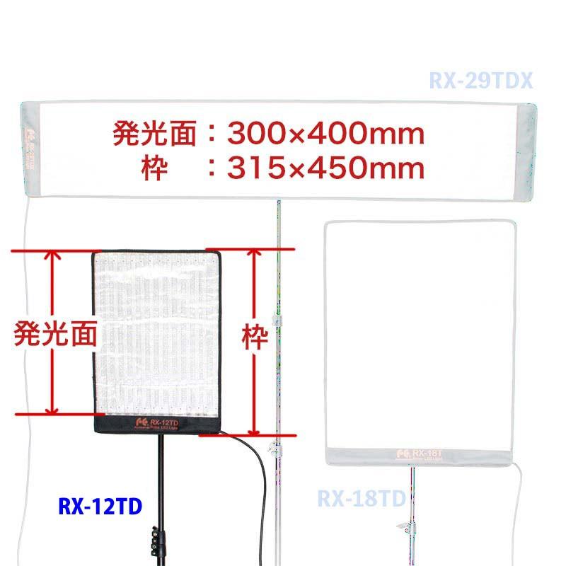 撮影用シートタイプLEDライト_ロールフレックスLEDバイカラーRX-12TD