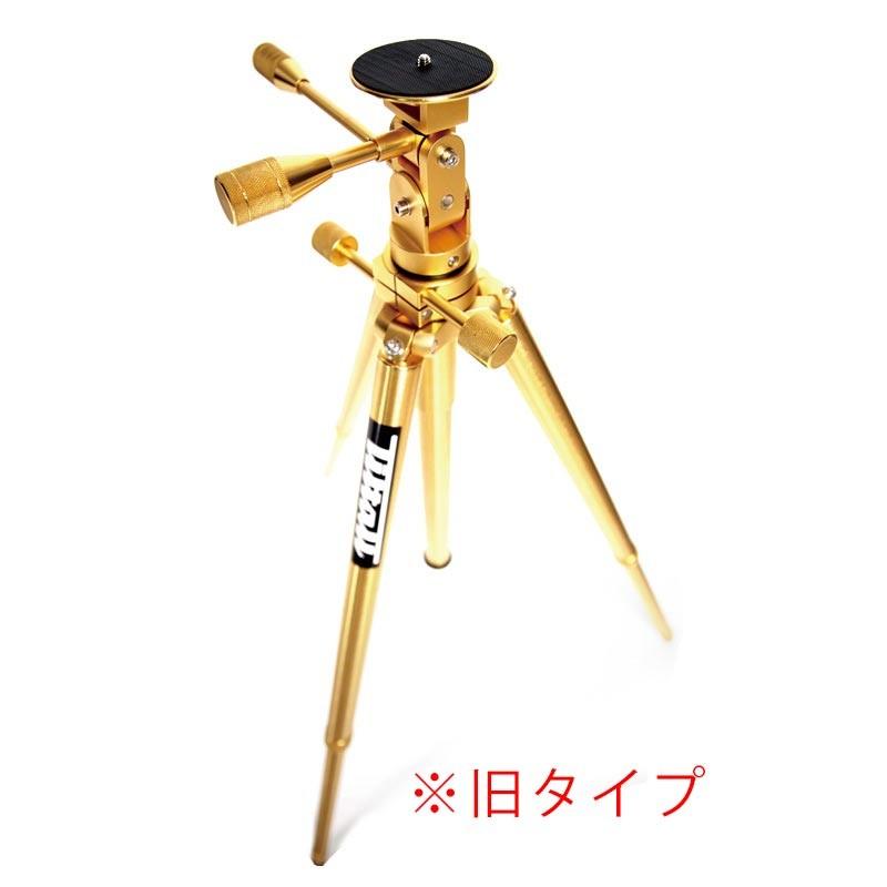 TILTALL ゴールドトライポッド3段 TE-01G : 撮影機材のプロ機材ドット  