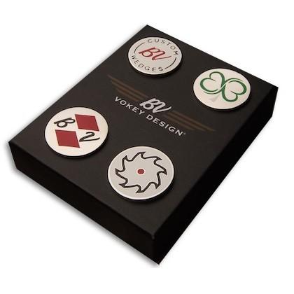 Titleist Vokey Design 4-Piece Ball Marker Set タイトリスト Titleist Vokey Design 4-Piece Ball Marker Set タイトリスト