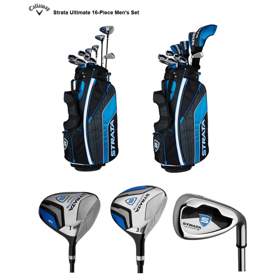 キャロウェイ　Callaway ストラータ メンズゴルフセット　レフティ Callaway（キャロウェイ） Callaway Strata Ultimate 16-Piece Men's