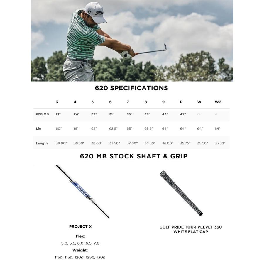 Titleist 620 MB Iron タイトリスト アイアン 5-9P(6本セット Titleist 620 MB Iron タイトリスト アイアン 5-9P(6本セット
