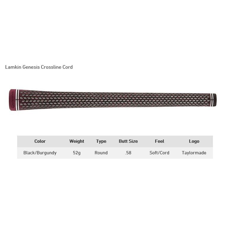 TaylorMade Milled Grind 2 Golf Lamkin Genesis Crossline Cord Grip