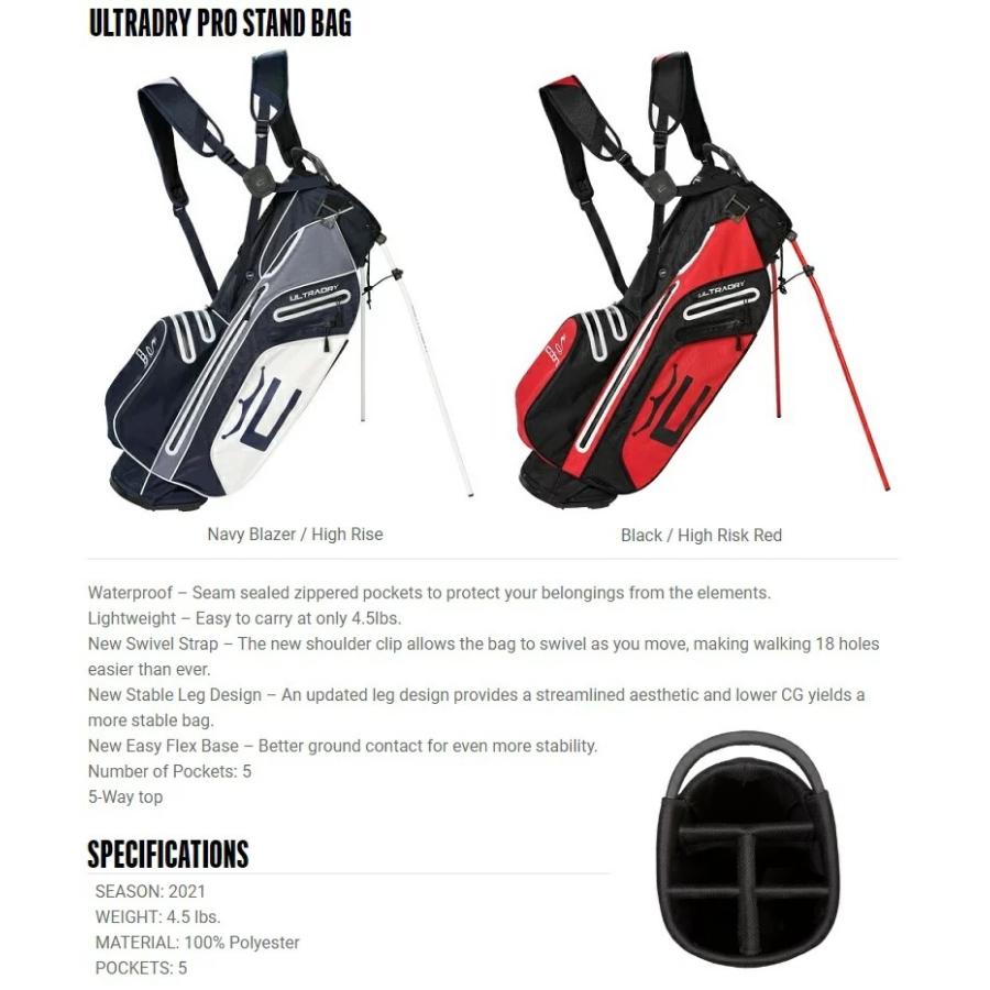 Cobra Golf Ultradry Pro Stand Bag コブラゴルフ ウルトラドライ プロ スタンドバッグ｜prolinegolf｜02
