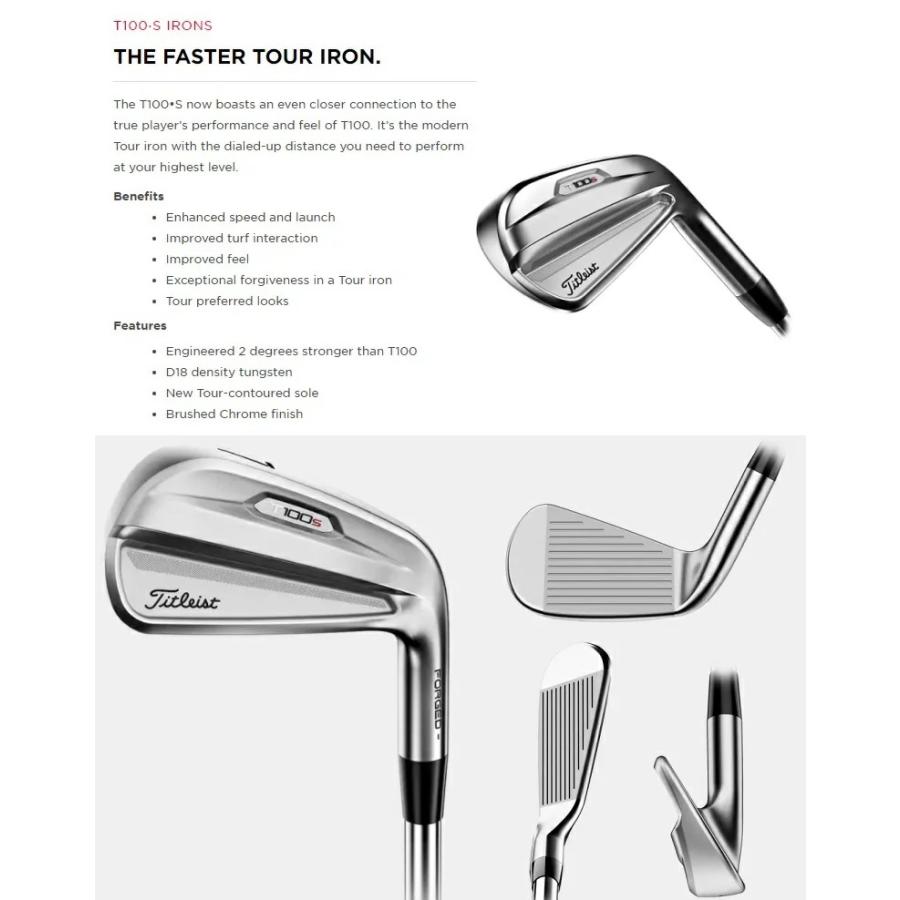 レフティモデル)Titleist 21 T100・S Iron タイトリスト T100S 