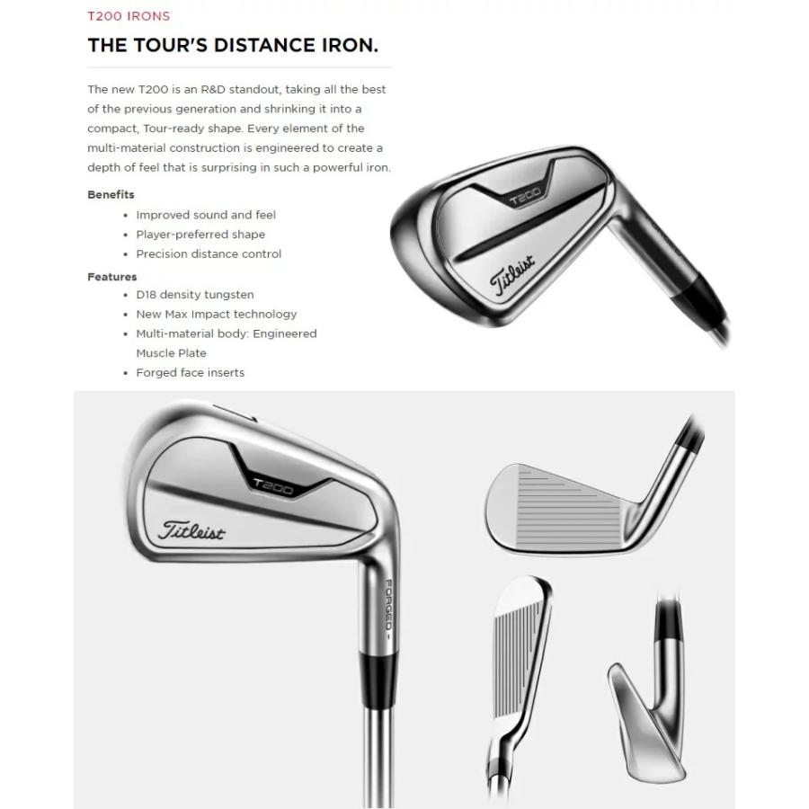 レフティモデル)(単品アイアン)Titleist T200 Iron タイトリスト T200 
