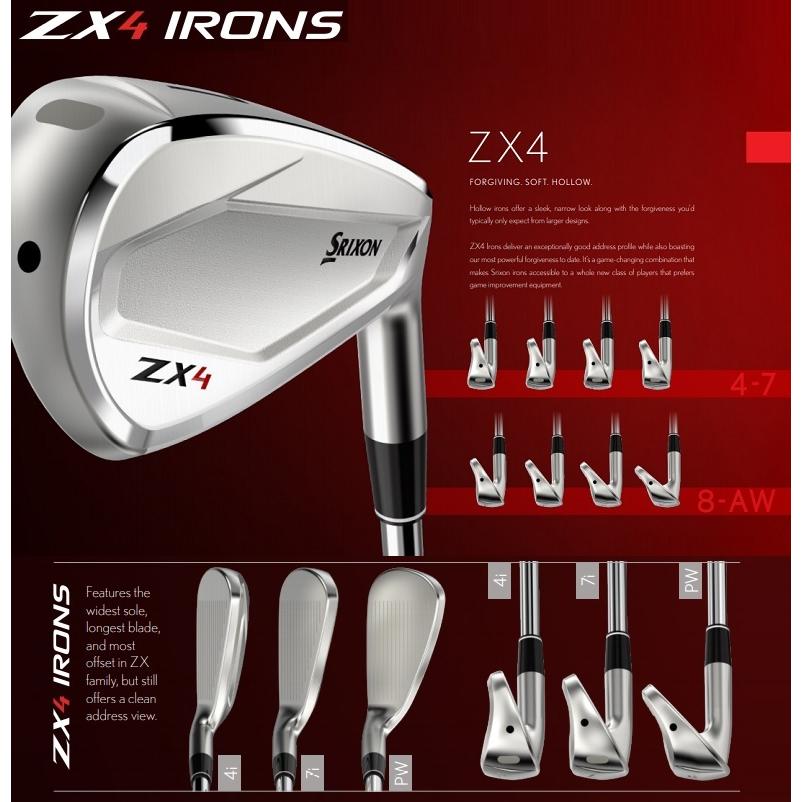 SRIXON 在庫あり！(単品アイアン)Srixon 2021 ZX4 Iron スリクソン