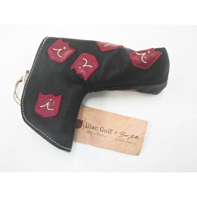 iliac Golf Dancing Crests Blade Putter Headcover (Black 