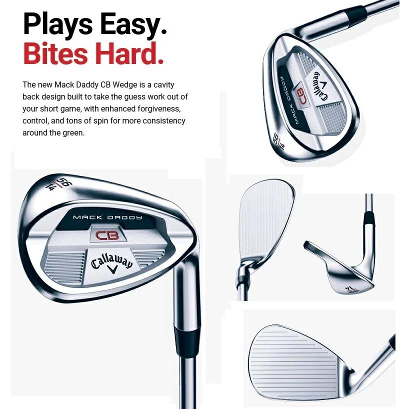 在庫あり！(レフティモデル)Callaway Mack Daddy CB Wedge 