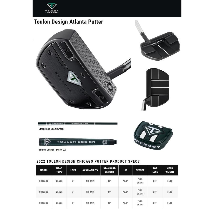 Toulon Design Atlanta Putter トゥーロン・デザイン アトランタ パター｜prolinegolf｜02