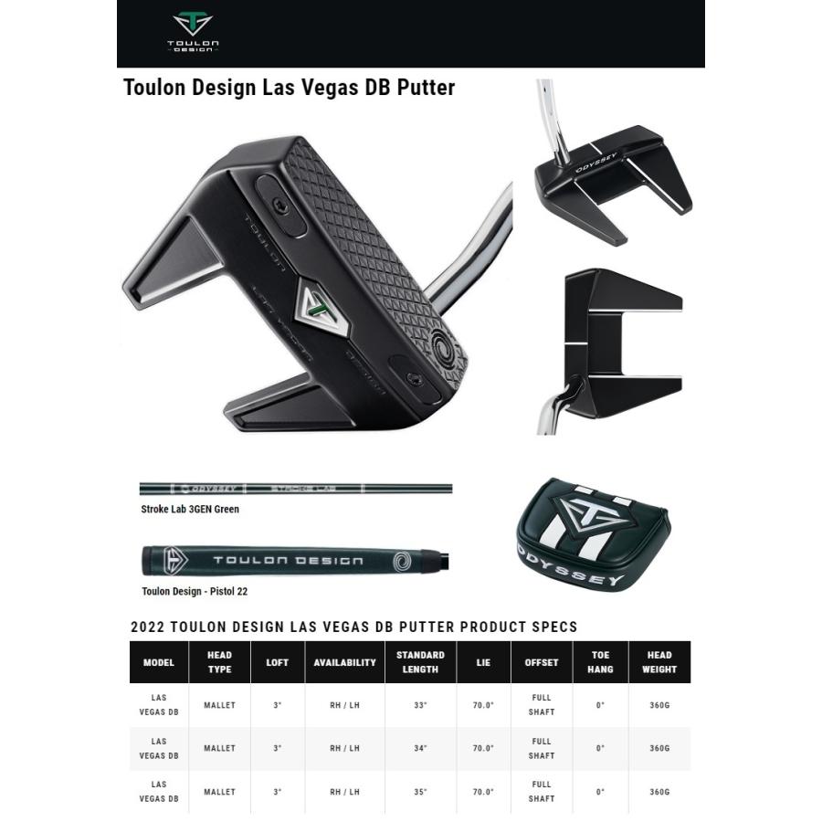 オデッセイ（ODYSSEY） Toulon Design Las Vegas DB Putter トゥーロン