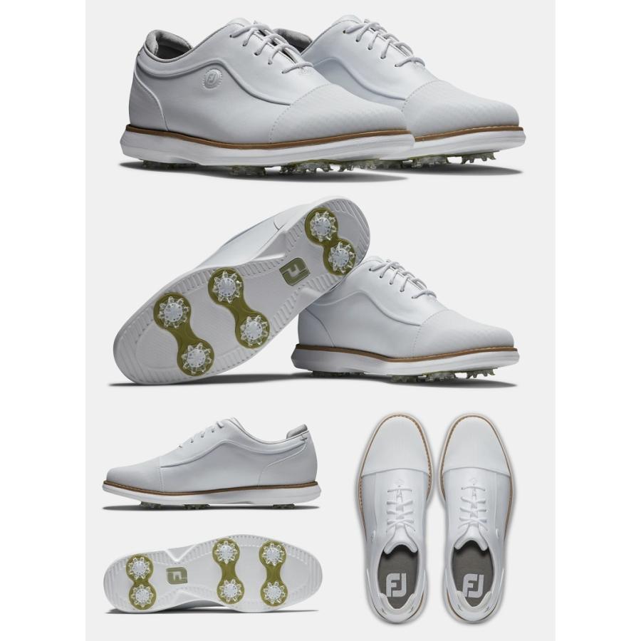 FootJoy Traditions Cap Toe Women's Golf Shoes White フットジョイ トラディション