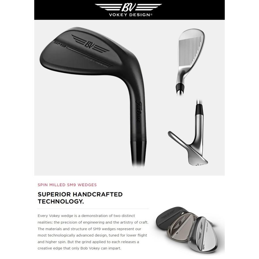 詰替え 在庫あり！（レフティモデル）Titleist Vokey SM9 Jet Black