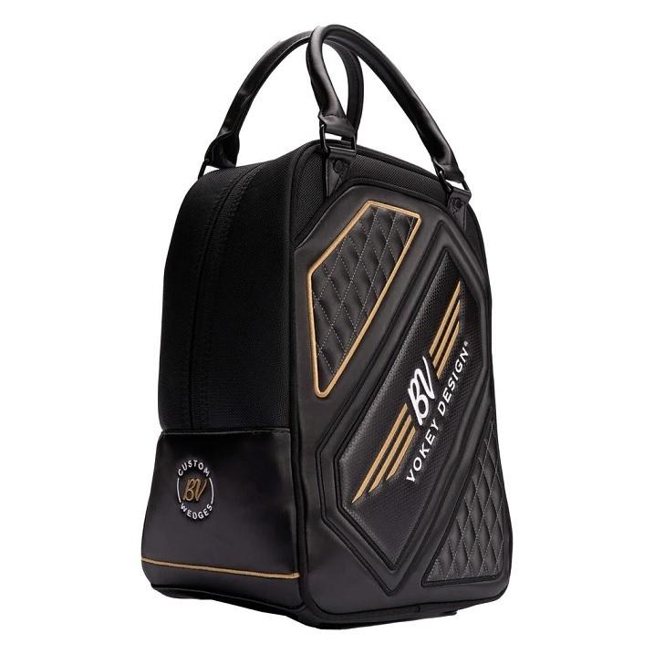 Titleist Vokey 2022 Pro Shag Bag-Black + White/Gold タイトリスト ボーケイ プロ シャグバッグ