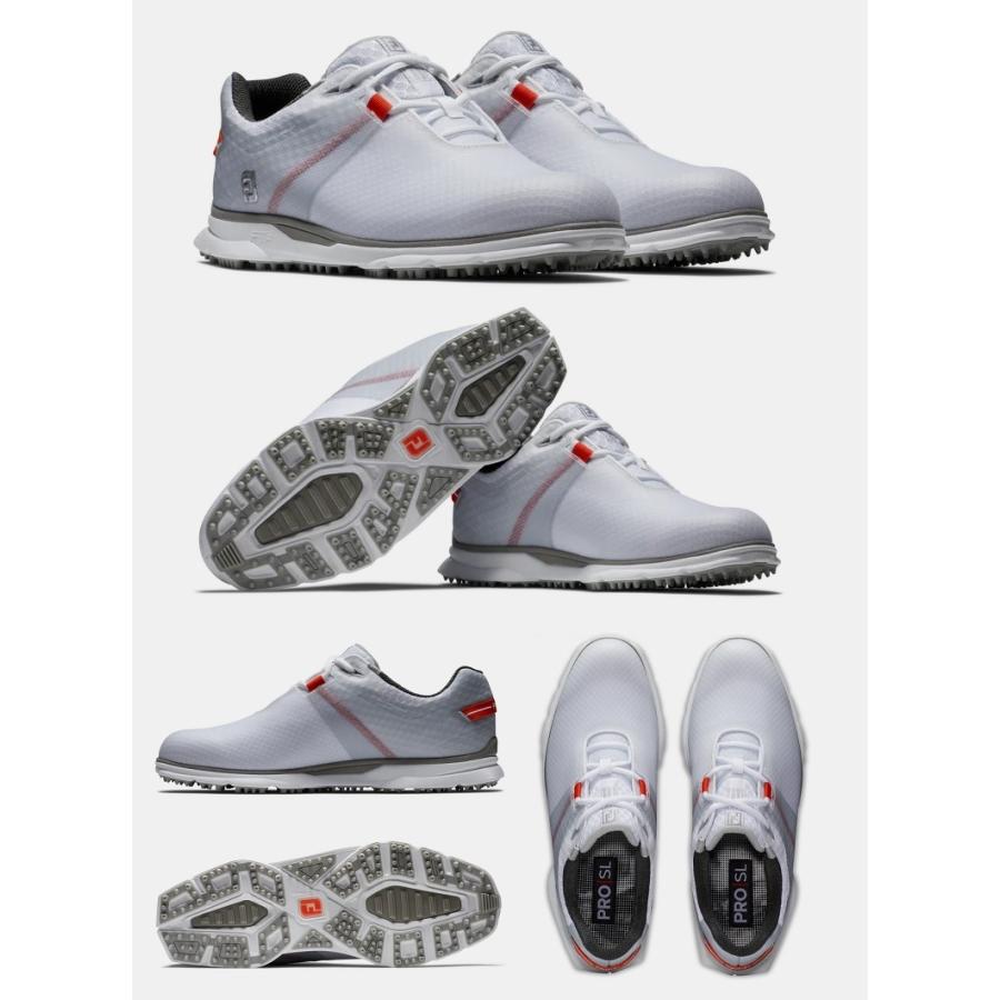 FootJoy Pro SL Golf Shoes (White/Navy) フットジョイ プロ SL ゴルフ