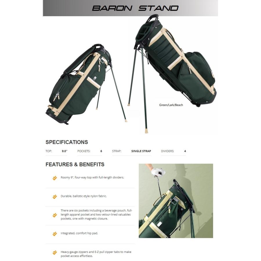 Sun Mountain 2023 Baron Stand Bag サン マウンテン 2023 バロン スタンドバッグ｜prolinegolf｜02