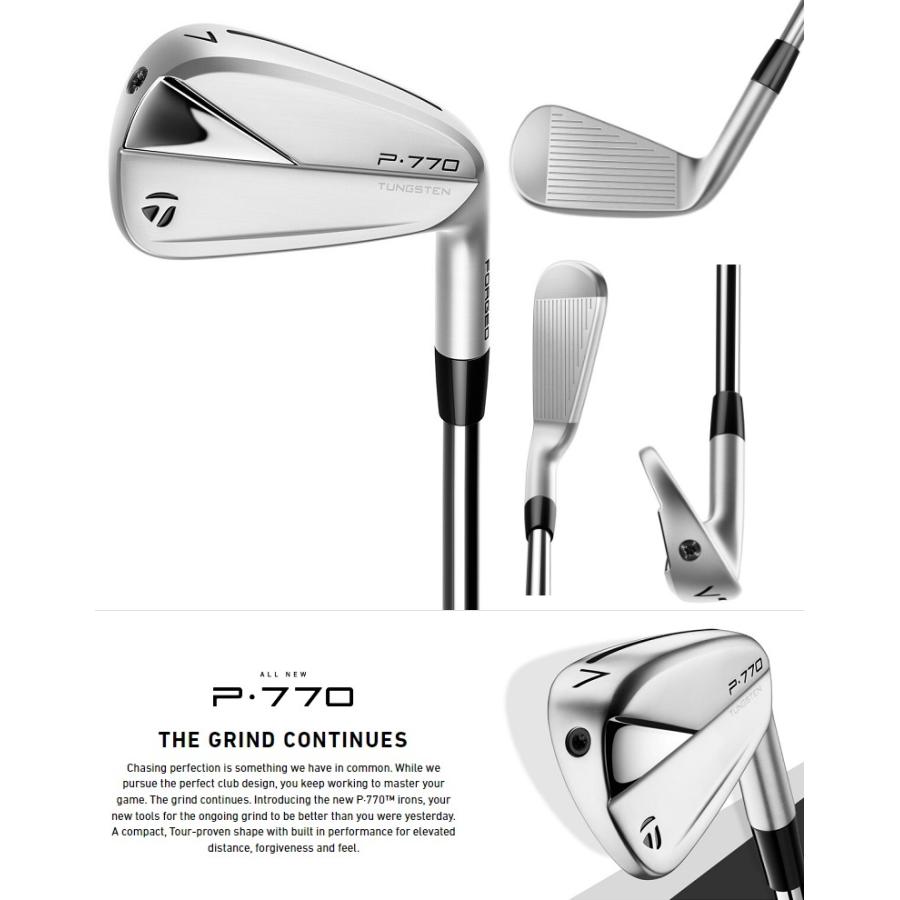 （レフティモデル）TaylorMade 2023 P770 Iron テーラーメイド P770 アイアン 5-9P(6本セット) メーカー