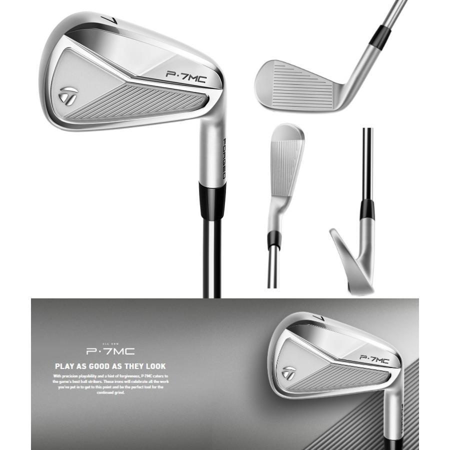 TaylorMade 2023 P7MC Iron テーラーメイド P7MC アイアン 5-9P(6本セット) メーカーカスタムシャフトモデル｜prolinegolf｜02