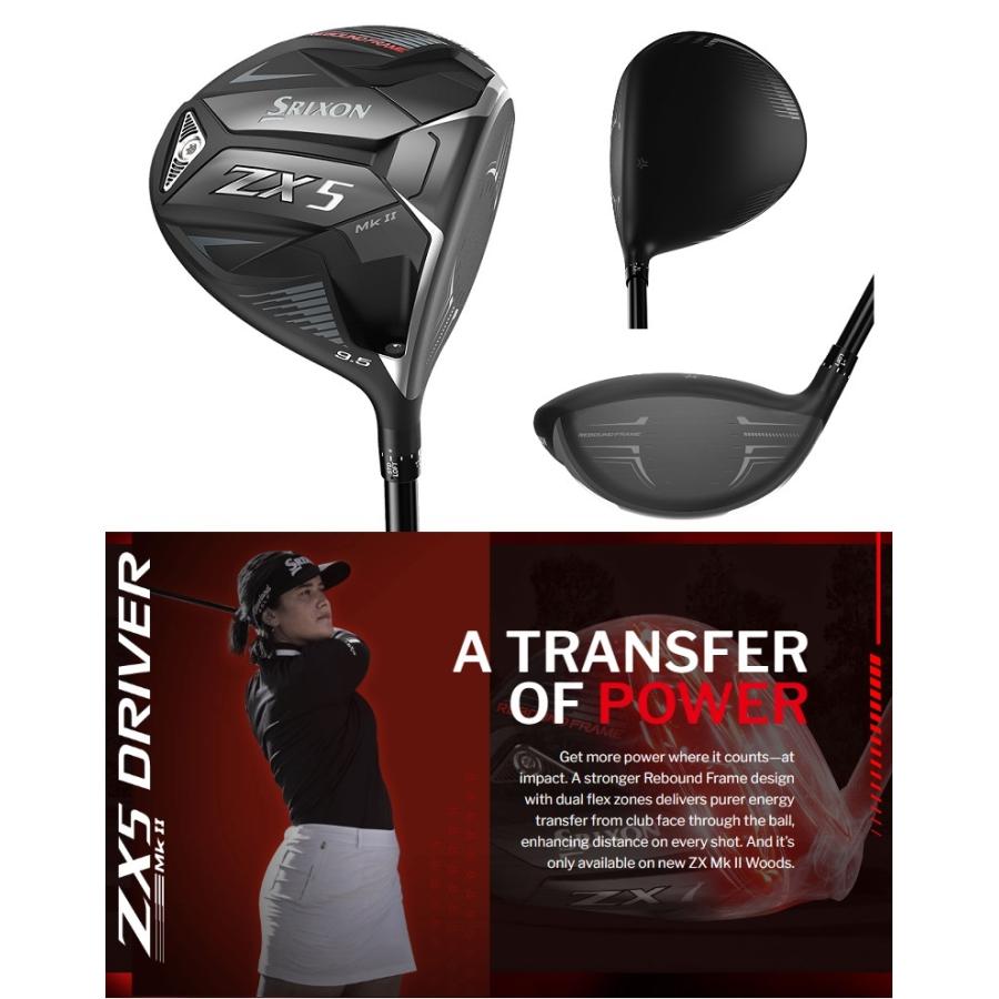 Srixon Women's ZX5 Mk II Driver US スリクソン レディース ZX5 Mk 2 ドライバー メーカーカスタムシャフトモデル 10009441プロライン